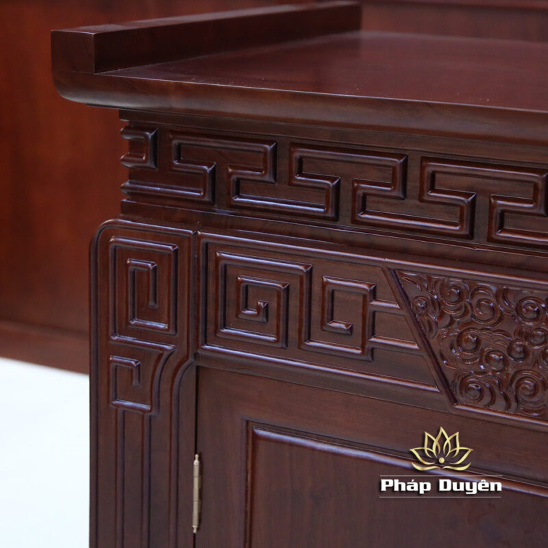 Bộ Ban Thờ Gia Tiên / Bàn Thờ Phật, Bằng Gỗ Gụ, Nhiều Kích Thước - Ảnh 12