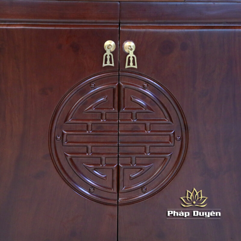 Bộ Ban Thờ Gia Tiên / Bàn Thờ Phật, Bằng Gỗ Gụ, Nhiều Kích Thước - Ảnh 14