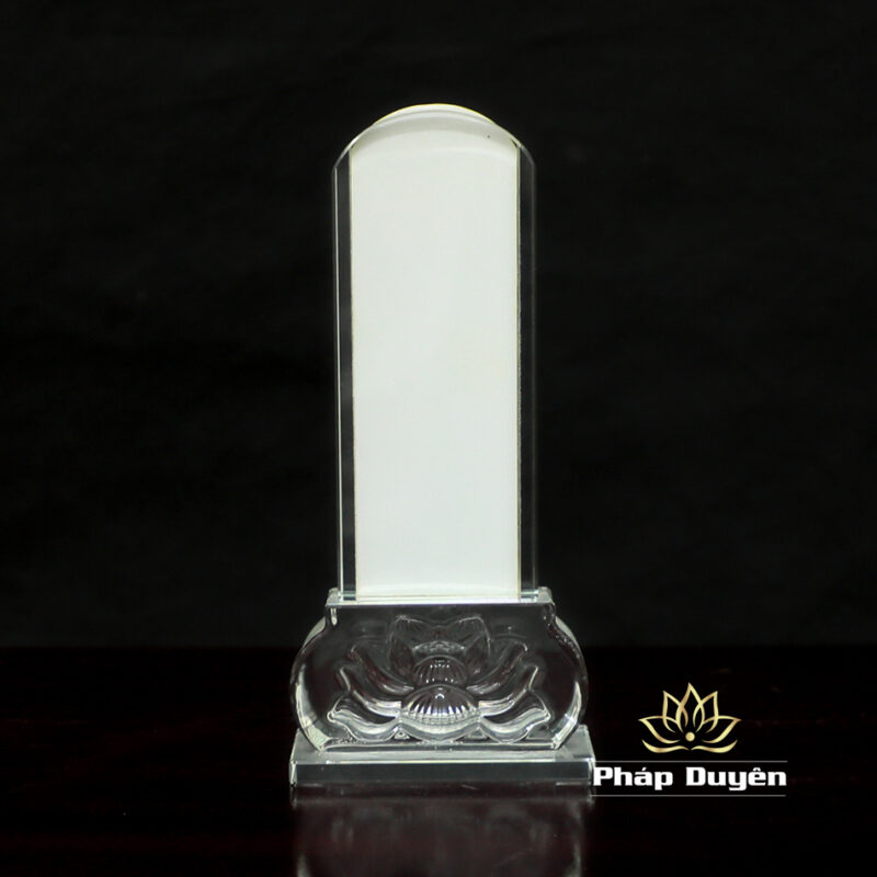 Bài Vị Bằng Thủy Tinh, Kích Thước 22x6x3cm - Ảnh 5