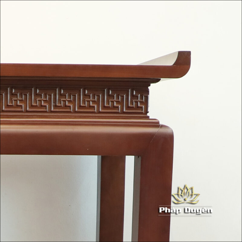 Bàn Thờ Gia Tiên, Bàn Thờ Phật, Bằng Gỗ Sồi Màu Óc Chó, Kích Thước 89*61*127 cm - Ảnh 4
