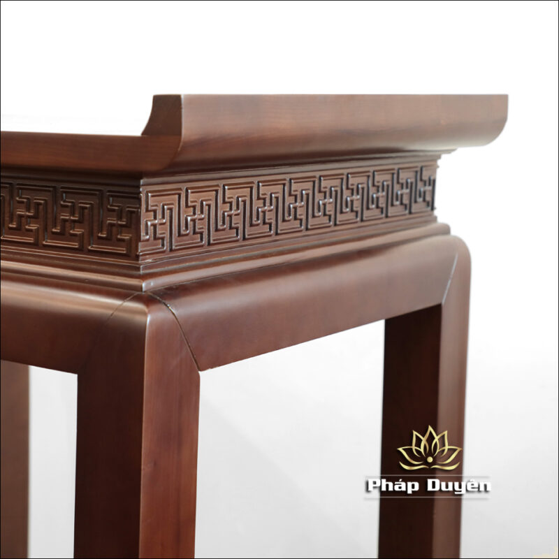 Bàn Thờ Gia Tiên, Bàn Thờ Phật, Bằng Gỗ Sồi Màu Óc Chó, Kích Thước 89*61*127 cm - Ảnh 5