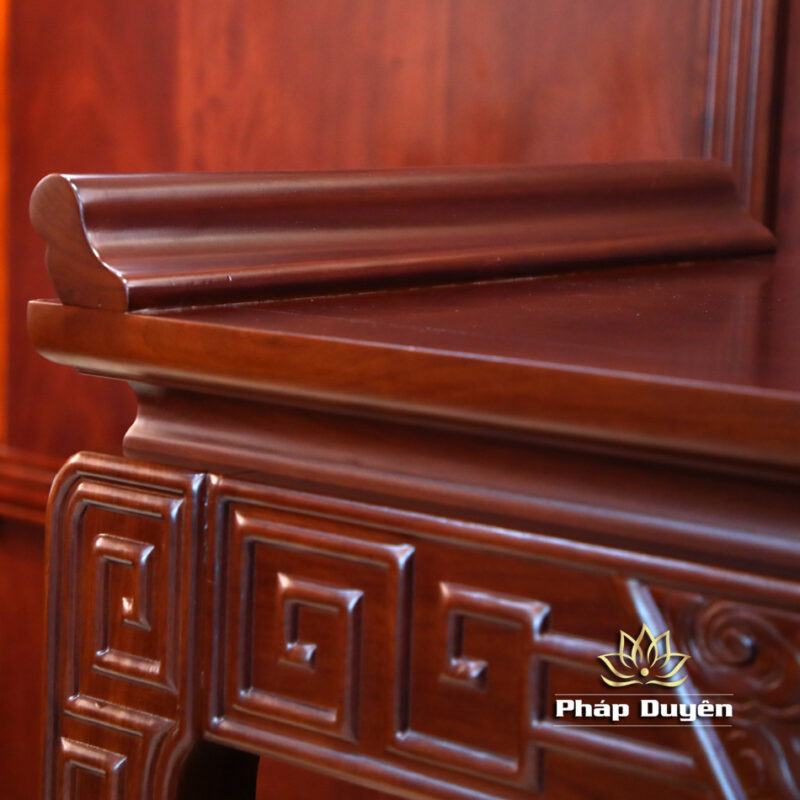 Bàn Thờ Gia Tiên / Bàn Thờ Phật, Gỗ Gõ Màu Óc Chó, Kích Thước 153*68*127 cm - Ảnh 4