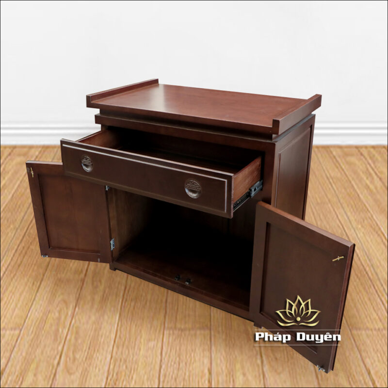 Bàn Cúng Cơm, Gỗ Sồi Màu Óc Chó, Kích Thước 74*50*67 cm - Ảnh 5