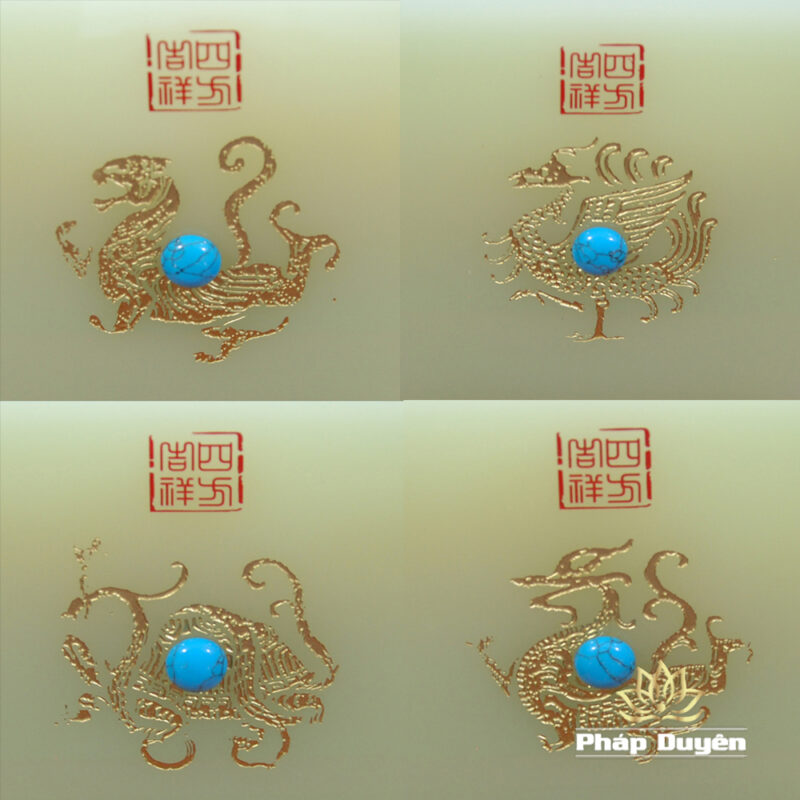Bồn Tụ Bảo Thanh Ngọc Cây Phát Tài, Cao 42cm - Ảnh 6
