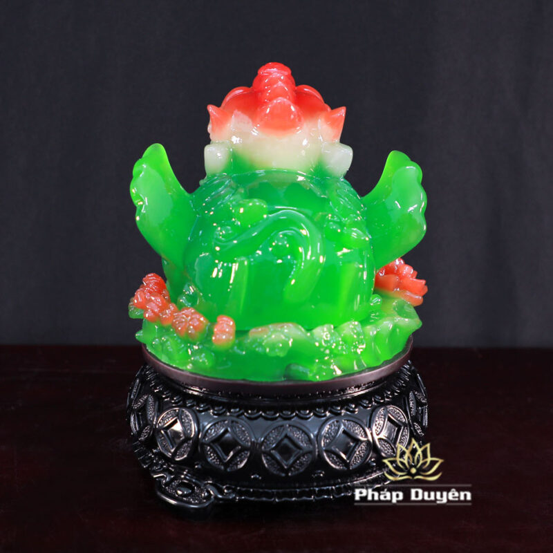 Tỳ Hưu Chiêu Tài Tiến Bảo Thanh Ngọc/Huỳnh Ngọc, Cao 20cm - Ảnh 4
