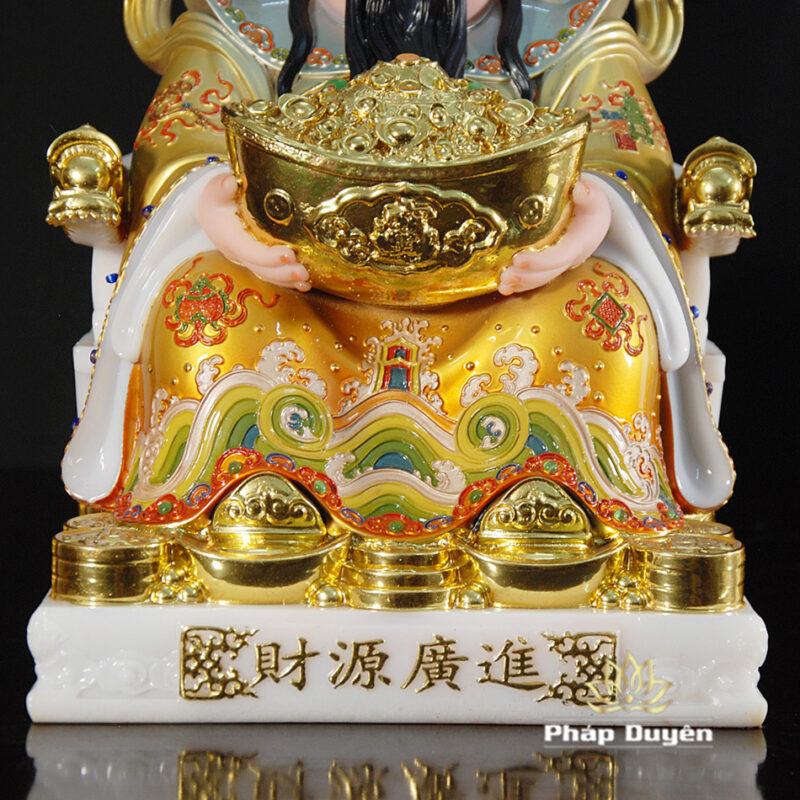 Bộ Ba Ngài Thần Tiền - Thần Tài - Thổ Địa Bột Đá Thạch Anh, Cỡ Nhỏ - Ảnh 5