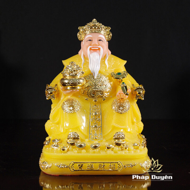 Bộ Ba Ngài Thần Tiền - Thần Tài - Thổ Địa Bột Đá Thạch Anh, Cỡ Nhỏ - Ảnh 6