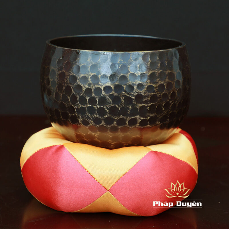 Bộ Chuông Mõ Tụng Kinh Tại Gia, Kích Thước 12.5cm, Mã 007 - Ảnh 2