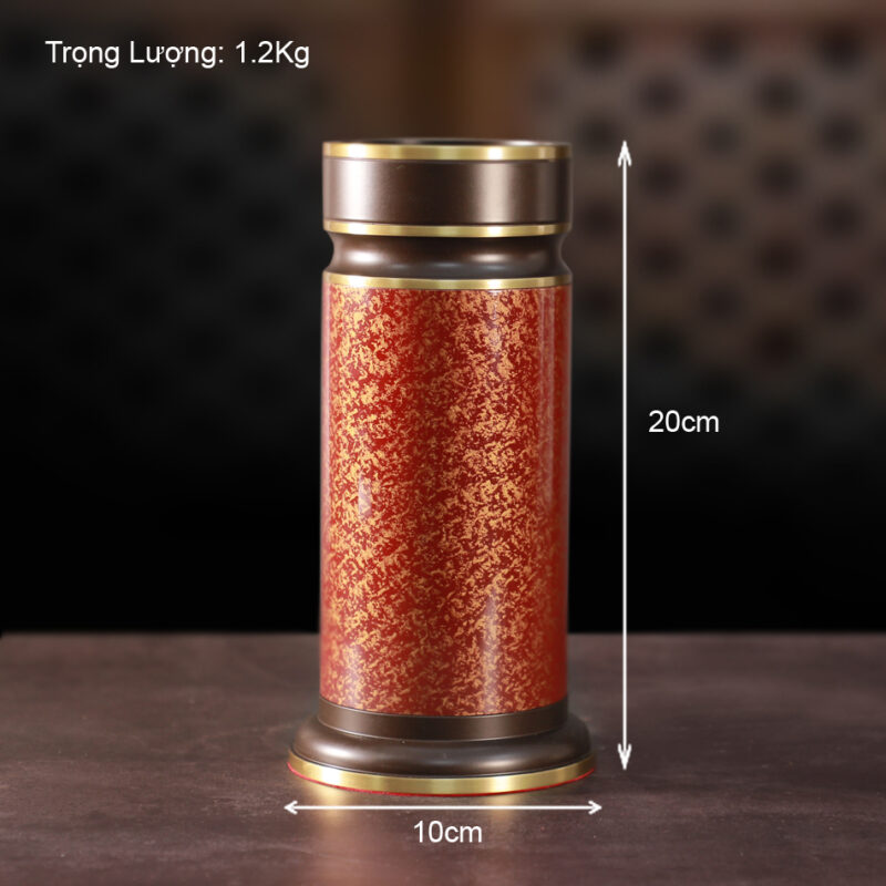 Ống Hương Đồng Vân Đá Màu Nâu Đỏ, Nhiều Kích Thước - Ảnh 7