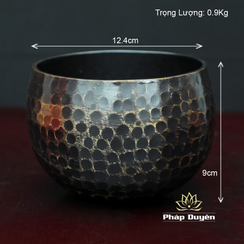 Bộ Chuông Mõ Tụng Kinh Tại Gia, Kích Thước 12.5cm, Mã 007 - Ảnh 9