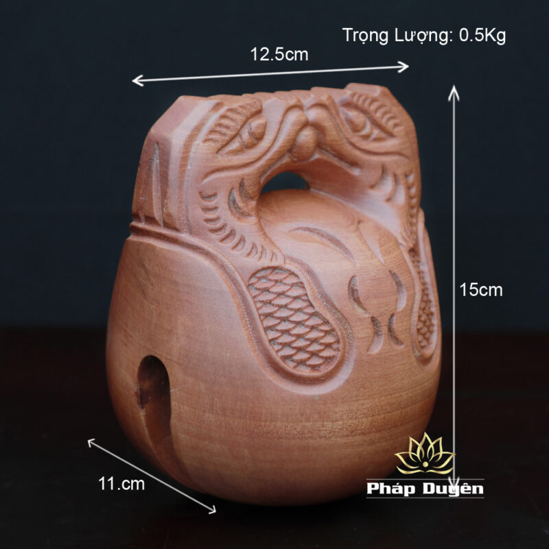 Bộ Chuông Mõ Tụng Kinh Tại Gia, Kích Thước 12.5cm, Mã 006 - Ảnh 10