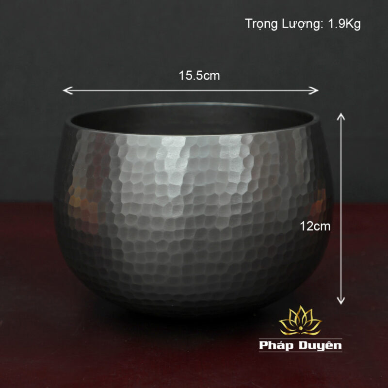 Bộ Chuông Mõ Tụng Kinh Tại Gia Cao Cấp, Nhiều Kích Thước, Mã 003 - Ảnh 4