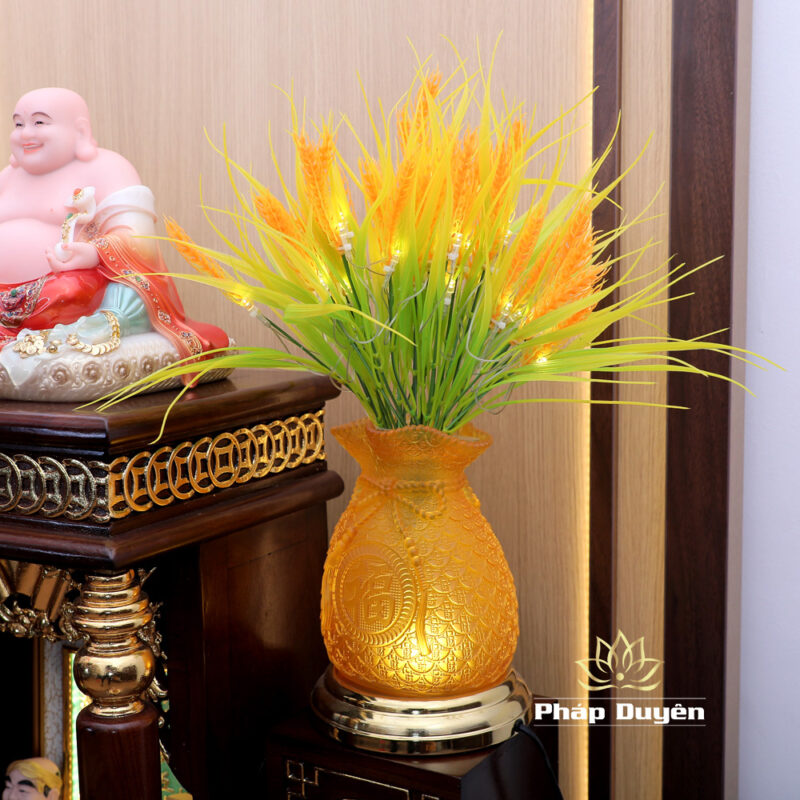 Bộ Bàn Thờ Thần Tài Thổ Địa Mái Bằng, Gỗ Hương Dát Vàng, KT 87*87*78cm - Ảnh 5