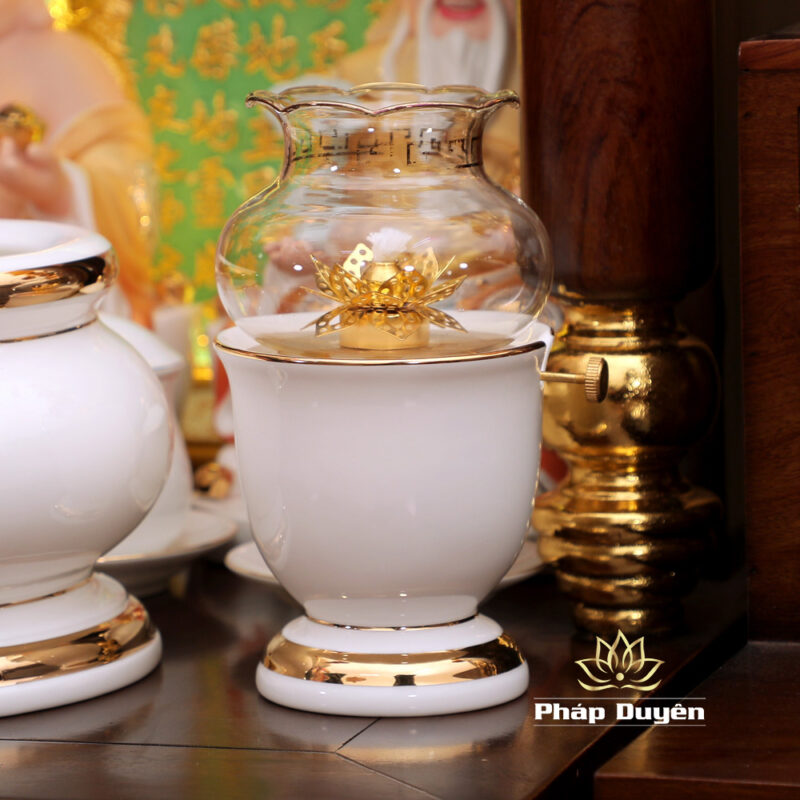 Bộ Bàn Thờ Thần Tài Thổ Địa Mái Bằng, Gỗ Hương Dát Vàng, KT 87*87*78cm - Ảnh 10