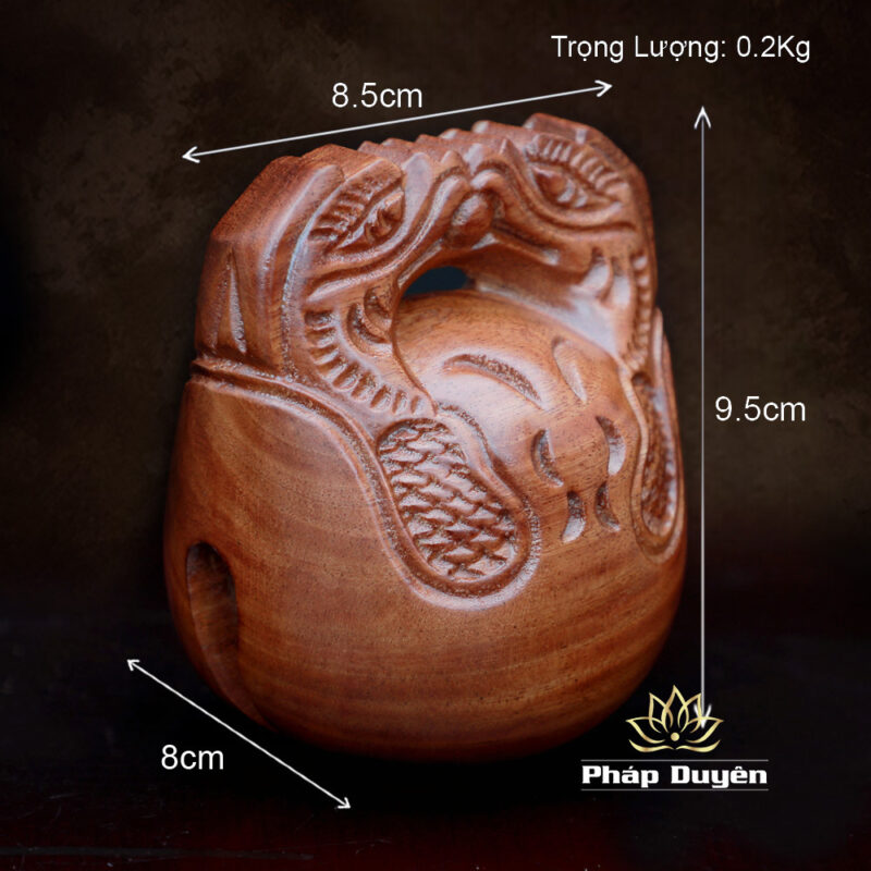 Bộ Chuông Mõ Tụng Kinh Tại Gia, Đường Kính 9.5cm, Mã 014 - Ảnh 11