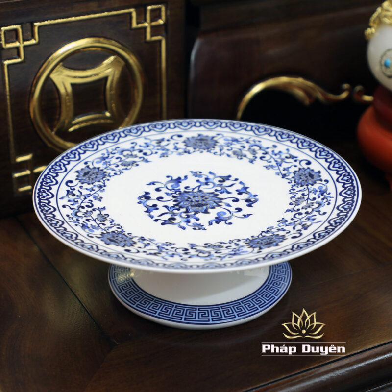 Bộ Bàn Thờ Thần Tài Thổ Địa Mái Bằng Sen Xanh, Gỗ Hương Dát Vàng, KT 87*87*78cm - Ảnh 6
