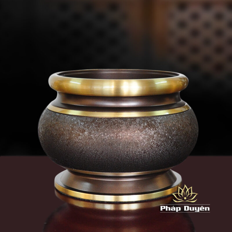 Đèn Dầu Bằng Đồng Sơn Sần, Nhiều Kích Thước - Ảnh 4