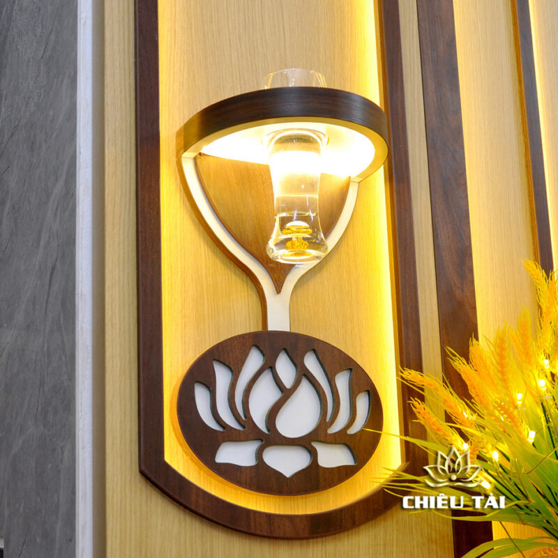 Bộ Bàn Thờ Thần Tài Thổ Địa Ba Gian Đồng Vàng Chữ Phật “Thái Hòa Hưng Vượng”, KT 153*127*189cm - Ảnh 11