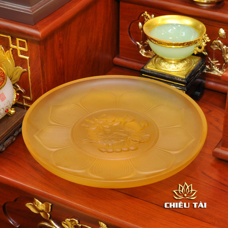 Bộ Bàn Thờ Thần Tài Thổ Địa Ba Gian Đồng Vàng Chữ Phật “Thái Hòa Hưng Vượng”, KT 153*127*189cm - Ảnh 20