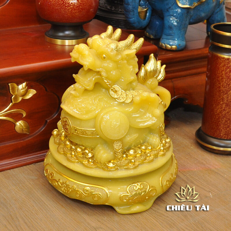 Bộ Bàn Thờ Thần Tài Thổ Địa Ba Gian Đồng Vàng Chữ Phật “Thái Hòa Hưng Vượng”, KT 153*127*189cm - Ảnh 33