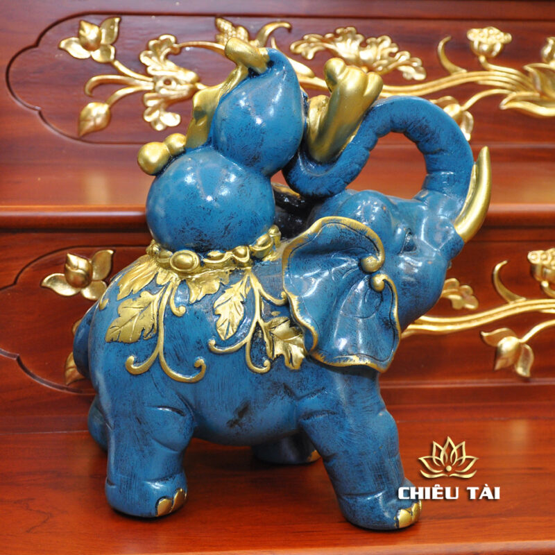 Bộ Bàn Thờ Thần Tài Thổ Địa Ba Gian Sứ Trắng Sen Xanh “Thái Hòa Hưng Vượng”, KT 153*127*189cm - Ảnh 22