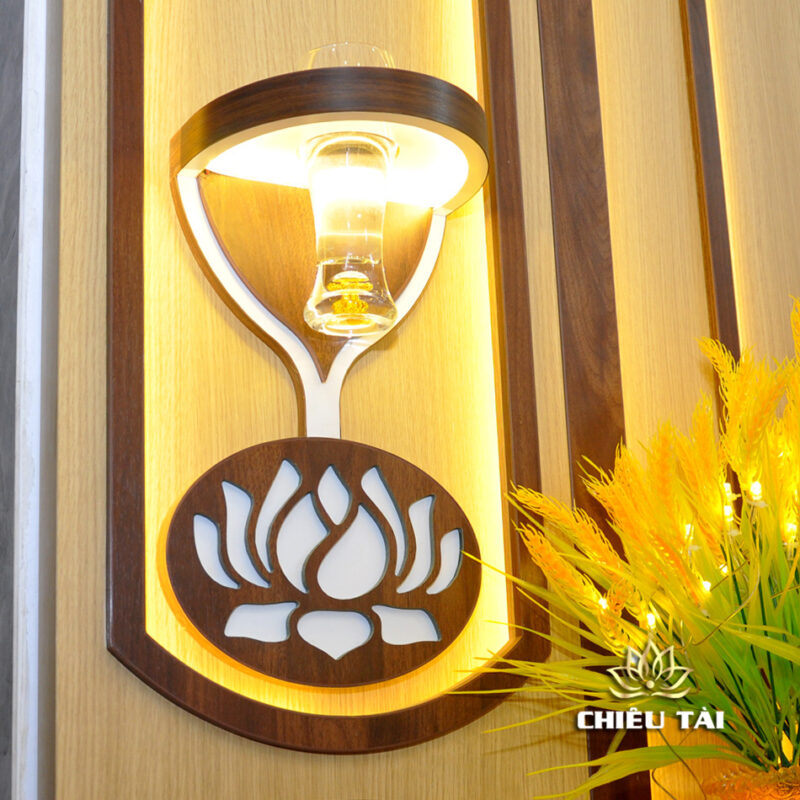 Bộ Bàn Thờ Thần Tài Thổ Địa Ba Gian Sứ Trắng Viền Vàng “Thái Hòa Hưng Vượng”, KT 153*127*189cm - Ảnh 17