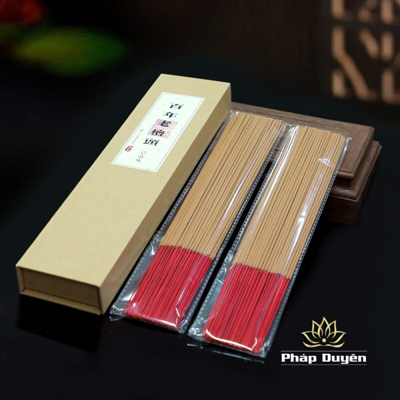 Hương Bách Niên Lão Đàn Cao Cấp, Dài 33cm (200 Que/Hộp) - Ảnh 3