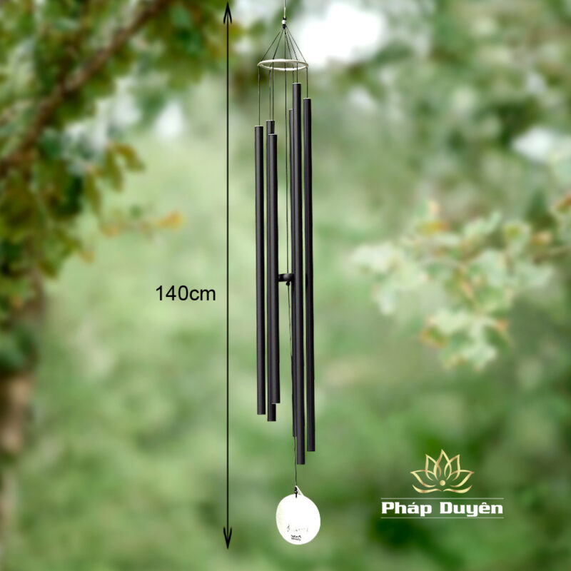 Chuông Gió Đen AT56BK/SV, Dài 140cm | 165cm - Ảnh 4