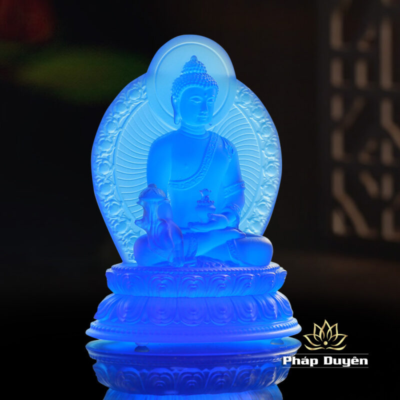 Bộ Tượng Thất Phật Dược Sư Lưu Ly 7 Màu, Cao 17cm - Ảnh 18
