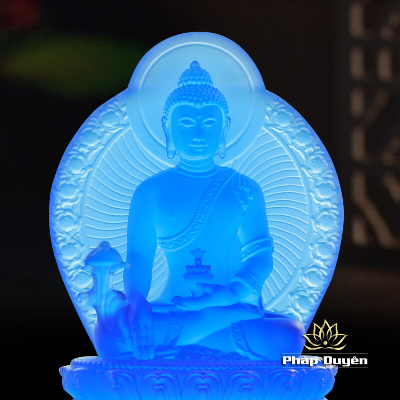 Bộ Tượng Thất Phật Dược Sư Lưu Ly 7 Màu, Cao 17cm - Ảnh 19