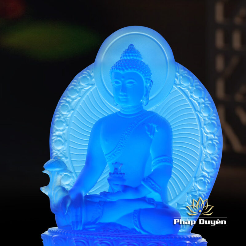 Bộ Tượng Thất Phật Dược Sư Lưu Ly 7 Màu, Cao 17cm - Ảnh 20