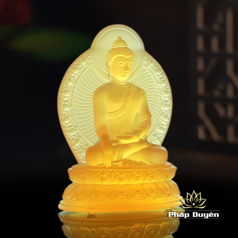 Bộ Tượng Thất Phật Dược Sư Lưu Ly 7 Màu, Cao 17cm - Ảnh 3
