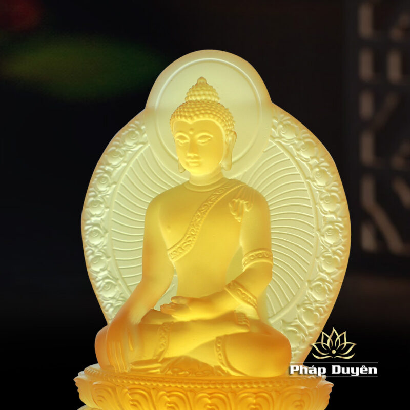 Bộ Tượng Thất Phật Dược Sư Lưu Ly 7 Màu, Cao 17cm - Ảnh 5