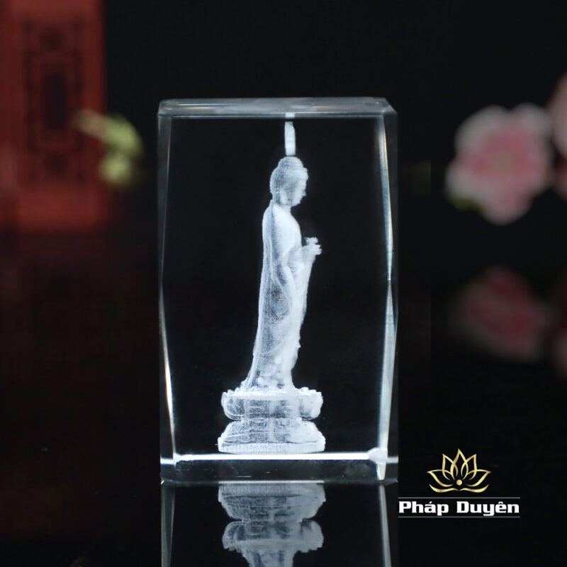 Tượng Để Xe Phật A Di Đà - In Chìm 8cm - Ảnh 2