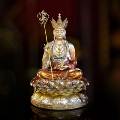 Tượng Địa Tạng Vương, Bằng Đồng Sơn Cổ, Cao 40cm