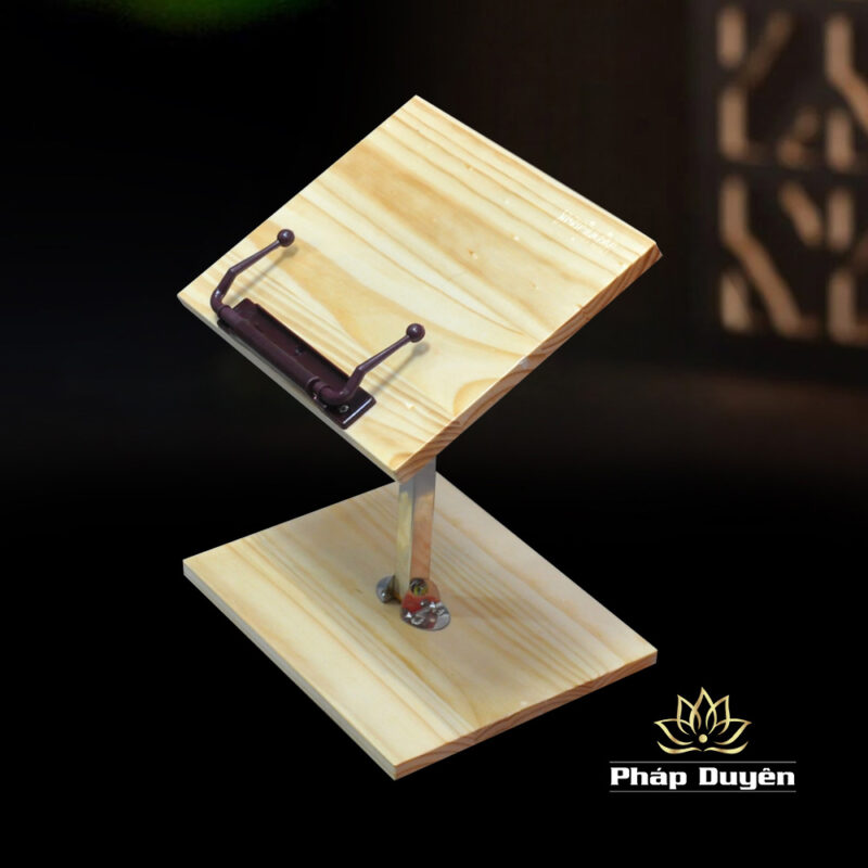 Kệ Kinh Sách Bằng Gỗ 1 Chân, Size Nhỏ, Size To - Ảnh 6