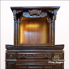Ban Thờ Gia Tiên, Ban Thờ Phật Chữ Nho Song Lầu, Gỗ Hương Đá, Màu Óc Chó, KT 155*69*232 cm - ảnh 2