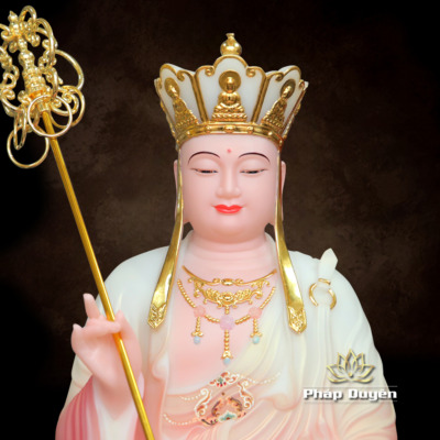 Alternative view of Tượng Bồ Tát Địa Tạng Ngồi Cổ Văn Sơn Phú Quý, Nhiều Kích Thước