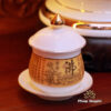 Bộ Tủ Thờ Thần Tài Thổ Địa Sứ Trắng Tâm Kinh Chữ Phật Vàng “Bảo Liên Khám”, KT 81*48*107cm - ảnh 15