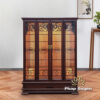 Tủ Thờ Thần Tài – Thổ Địa “Bảo Liên Khám” Gỗ Hương Đá, Màu Óc Chó, KT 81*48*107 cm - ảnh 2
