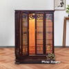 Tủ Thờ Thần Tài – Thổ Địa “Bảo Liên Khám” Gỗ Hương Đá, Màu Óc Chó, KT 81*48*107 cm - ảnh 3