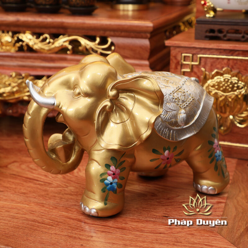 Bộ Ban Thờ Thần Tài Thổ Địa Đồng Vân Đá Nâu Đỏ, “Phú Quý” Dát Vàng, KT 117*147*163cm - Ảnh 17