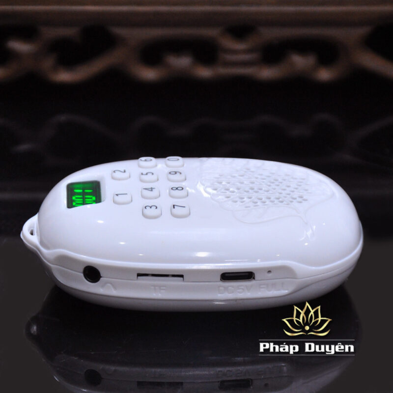 Máy Nghe Pháp Lá Bồ Đề Có Nút Chọn Bài Trắng - Ảnh 6