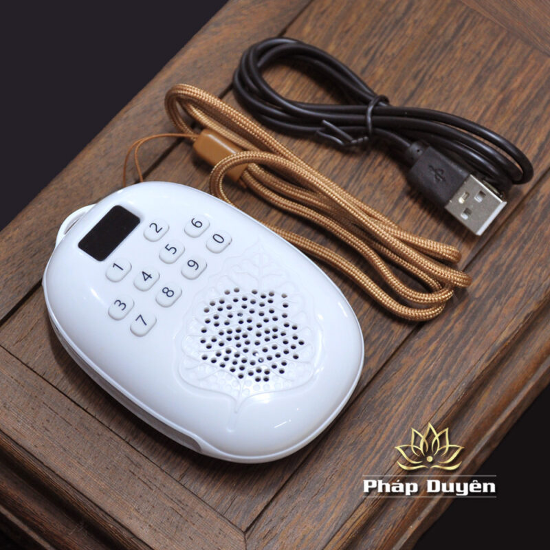 Máy Nghe Pháp Lá Bồ Đề Có Nút Chọn Bài Trắng - Ảnh 7