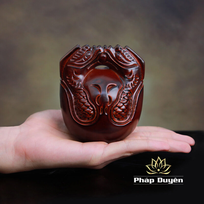 Mõ Gỗ Thảo Hoa Lê Nâu, Nhiều Kích Thước - Ảnh 7