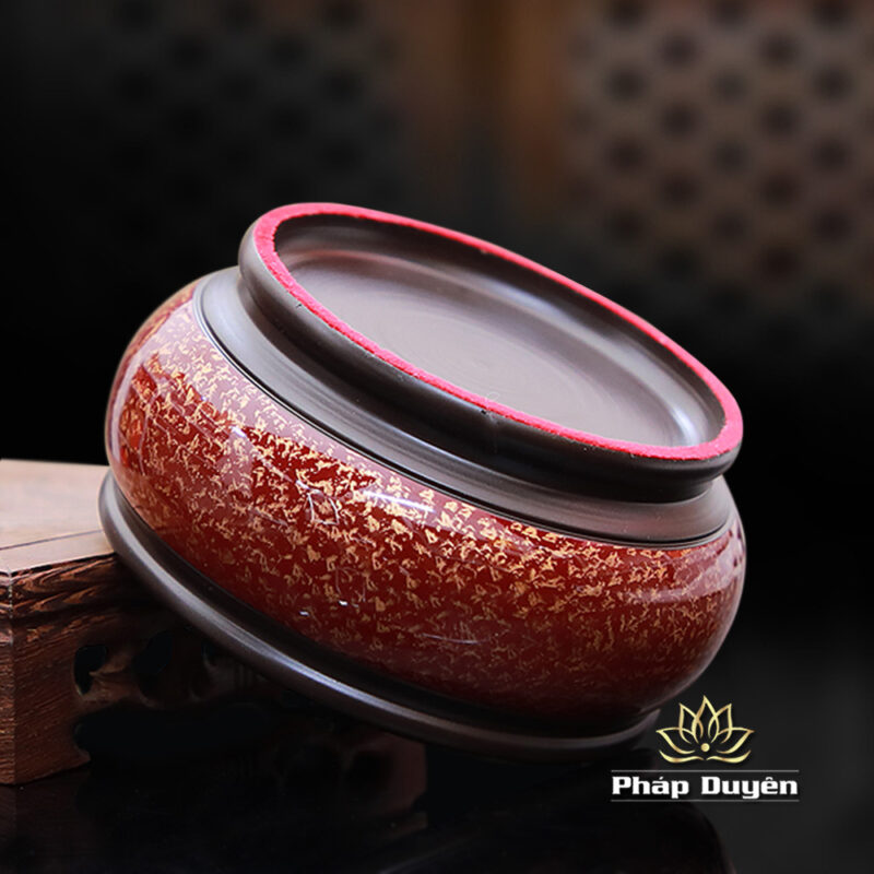 Lư Trầm Đồng Vân Đá Đỏ 4.5# - Ảnh 4
