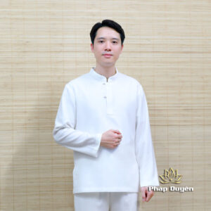 Bộ Pháp Phục Nam Tuệ Quang Dài Tay Vải Thô Đũi