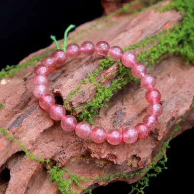 Chuỗi Vòng Tay Pha Lê Hồng Tím, 10mm