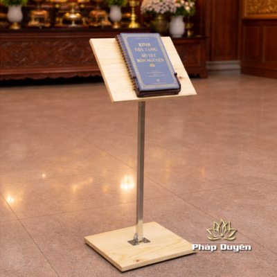 Alternative view of Kệ Kinh Sách Bằng Gỗ Chân Cao, Size To