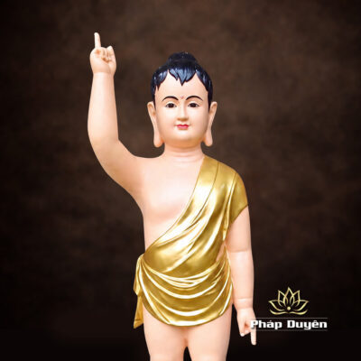 Alternative view of Tượng Đản Sanh Chất Liệu Composit, Cao 1m20